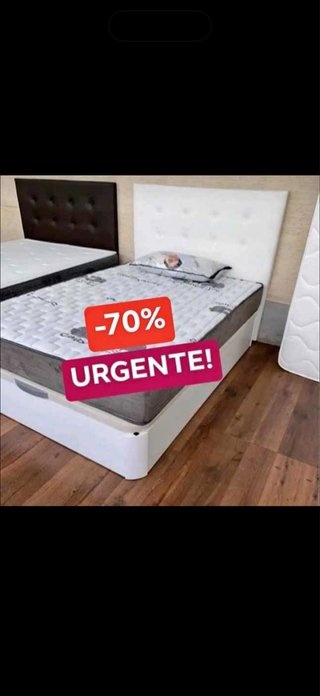 CAMA + COLCHÓN LIQUIDACIÓN!!