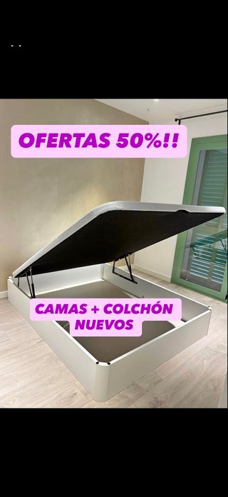CAMA ABATIBLE + COLCHÓN OFERTA
