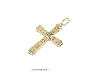 crucifijo oro 18k