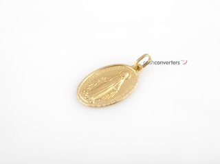 medalla oro 18k
