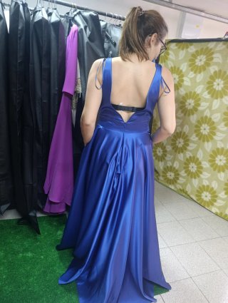 Vestido largo azul Talla 44