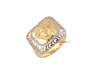 anillo oro 18k con piedra con circonita t. 12 (16,56 mm)