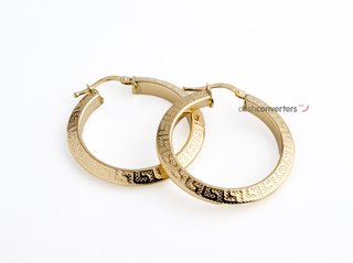 argollas oro 18k