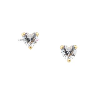 pendientes oro 18k con piedra