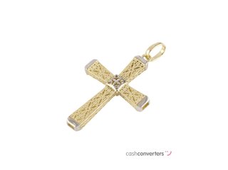 crucifijo oro 18k