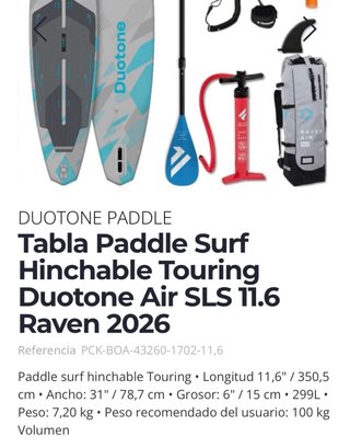 Tabla Paddle Surf Hinchable Duotone Touring