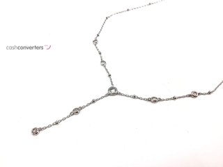collar plata 925mm con piedra con circonita 21cm