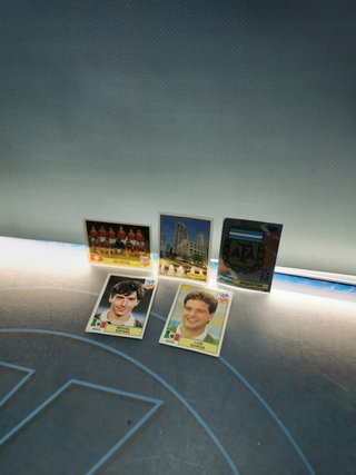 5 cromos , mundial USA 94, panini