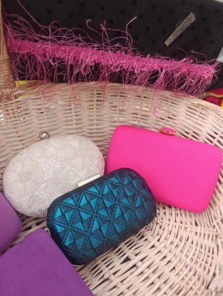Bolsos de fiesta/noche (rosa, morado)