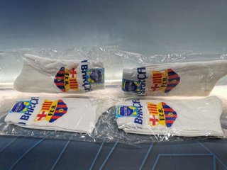 4 pares calcetines F.C.Barcelona, talla única