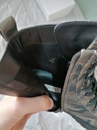 Botas Guess Camuflaje Plataforma Cremallera