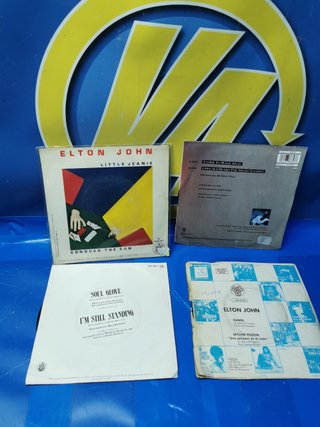 4 eps, singles, 7", vinilos, ELTON JOHN