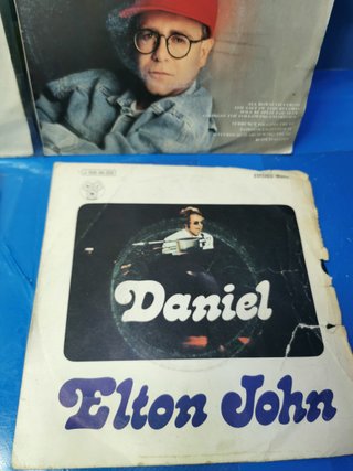 4 eps, singles, 7", vinilos, ELTON JOHN