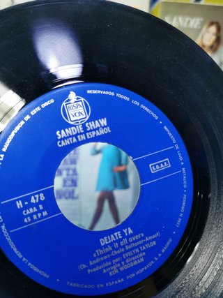 Lote 3 discos, eps, singles, vinilos, 7", SANDIE SHAW