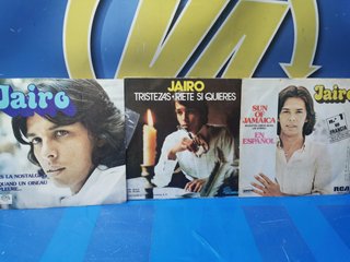 3 discos, eps, 7″, vinilos, JAIRO, descatalogados