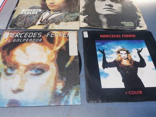 Lote 12 eps, vinilos, discos 7", Sabrina, Karina, Dalida, Roberto Carlos, Mercedes ferrer, The Osmonds