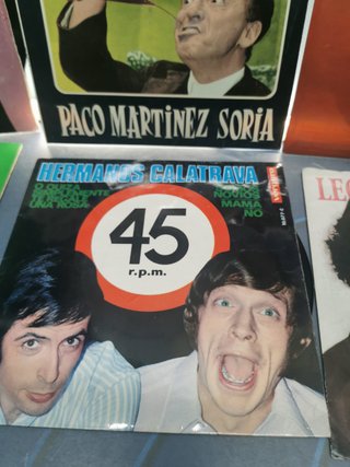 Lote 7 eps, vinilos 7" humor, Paco Martinez Soria-Hermanos calatrava y mas..