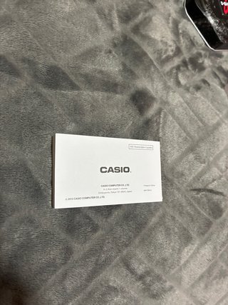 Casio G-Shock Blanco Caja y Tarjeta Garantía