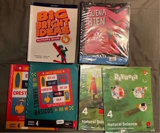 Libros 4 Primaria N.Science,Sociales,Música,Ingles