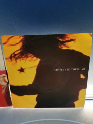 2 discos, eps, vinilos, 7", SIMPLY RED-moneys too tight-Thrill me