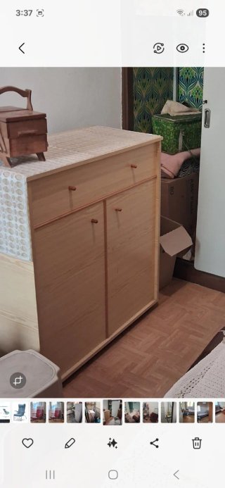 Cama de madera plegable