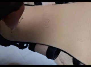 Sandalias tacón nude y negro