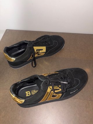 Zapatillas Balmain Negras y Doradas