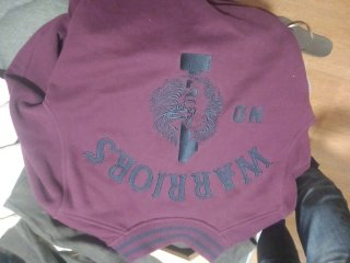 Chaqueta Superdry Talla M Morado/Negro