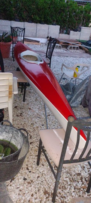 Kayak de mar rojo