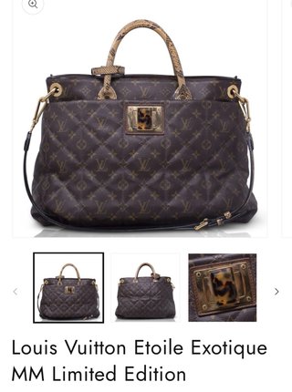 Borsa Louis Vuitton Etoile Exotique MM