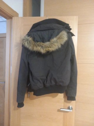 Abrigo Superdry Negro Hombre