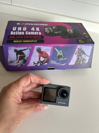 Cámara de Acción EXPROTREK UHD 4K Dual Screen