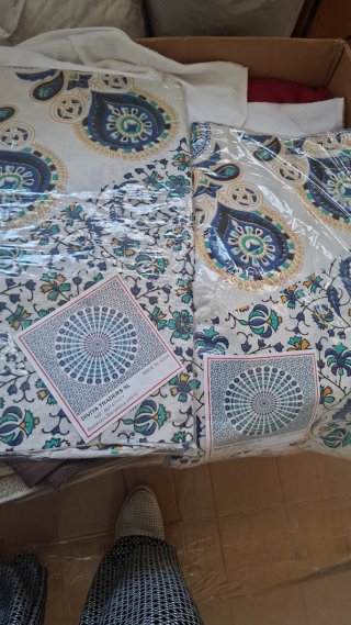 6 foulards estampados elefantes