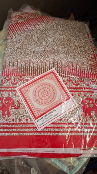 6 foulards estampados elefantes