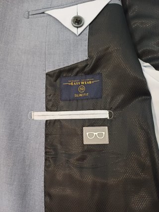 Chaqueta de traje gris Easy Wear