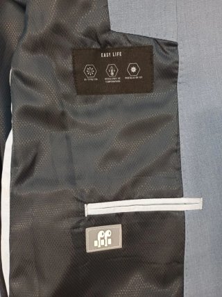 Chaqueta de traje gris Easy Wear