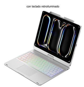 Funda Teclado iPad Pro 13 Negro con Retroiluminaci
