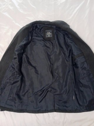 Abrigo PLNS Hombre Negro Talla M Slim Fit