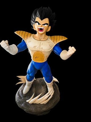 Figura 3D Vegeta Saiyan