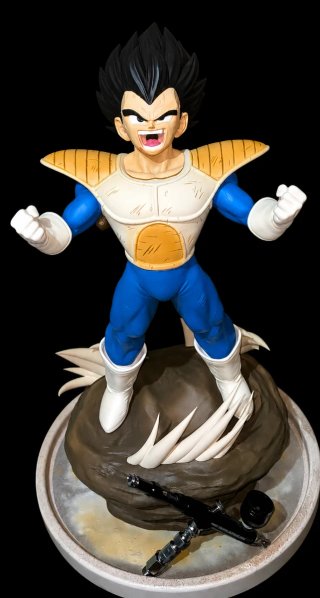 Figura 3D Vegeta Saiyan