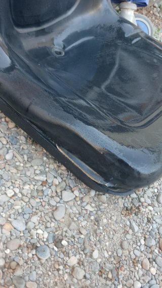 Silla de plástico negra