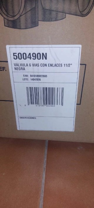 Válvula selectora piscina