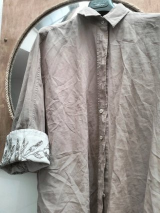 Camicia Brunello Cucinelli Beige