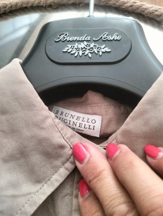 Camicia Brunello Cucinelli Beige