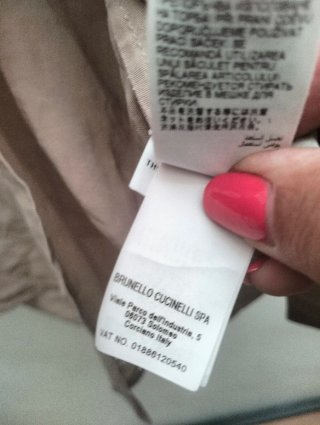 Camicia Brunello Cucinelli Beige