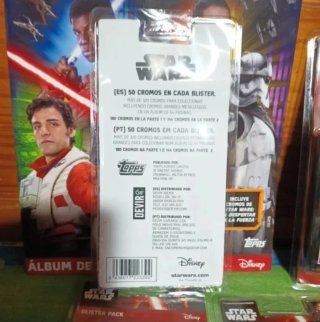 100 Sobres Cromos Star Wars + Álbum Vacío