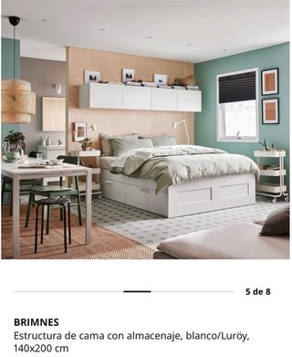 BRIMNES Estructura Cama con Almacenaje