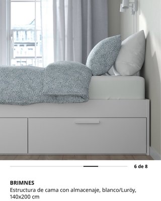 BRIMNES Estructura Cama con Almacenaje