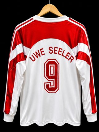 Camiseta vintage Adidas Hasseröder Pils Uwe Seeler