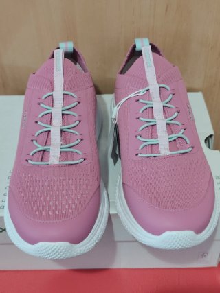 Zapatillas Geox niña running rosa